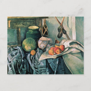 Paul Cezanne   Stilleven met Pitcher en Aubergi Briefkaart