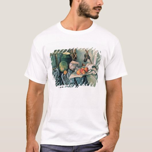 Paul Cezanne | Stilleven met Pitcher en Aubergi T-shirt (Voorkant)