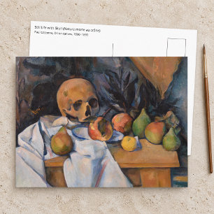 Paul Cezanne - Stilleven met Schedel Briefkaart