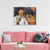 Paul Cezanne - Stilleven met Schedel Canvas Afdruk (Insitu (Woonkamer))