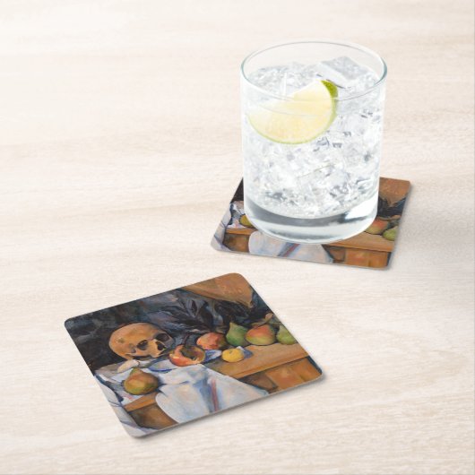 Paul Cezanne - Stilleven met schedel Kartonnen Onderzetters (Insitu)