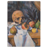 Paul Cezanne - Stilleven met schedel Klembord (Achterkant)