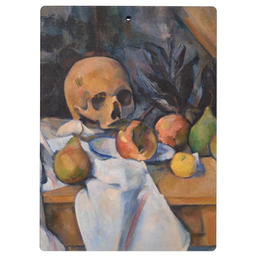 Paul Cezanne - Stilleven met schedel Klembord (Achterkant)
