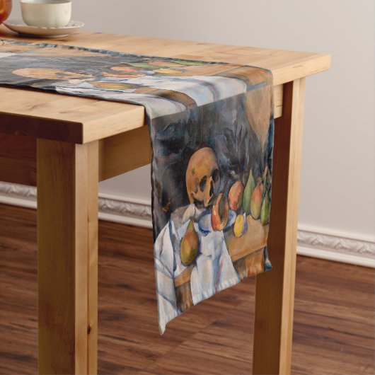 Paul Cezanne - Stilleven met schedel Korte Tafelloper (Voorbeeld)