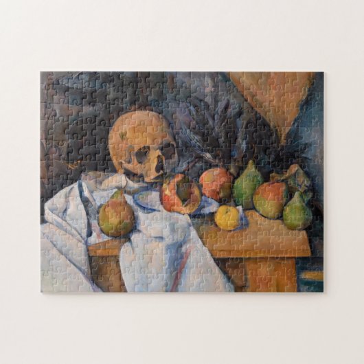 Paul Cezanne - Stilleven met schedel Legpuzzel (Horizontaal)