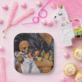 Paul Cezanne - Stilleven met schedel Papieren Bordje (Feest)