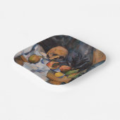 Paul Cezanne - Stilleven met schedel Papieren Bordje (Gebogen)