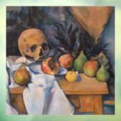 Paul Cezanne - Stilleven met schedel Raamsticker (Vel 3)