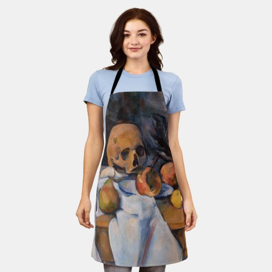 Paul Cezanne - Stilleven met schedel Schort (Gedragen)