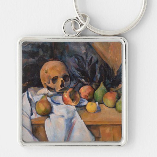 Paul Cezanne - Stilleven met schedel Sleutelhanger (Voorkant)