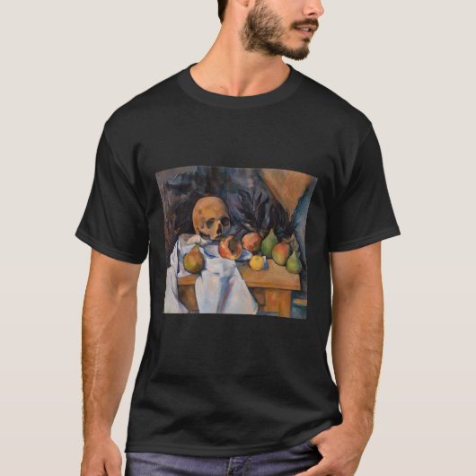Paul Cezanne - Stilleven met schedel T-shirt (Voorkant)