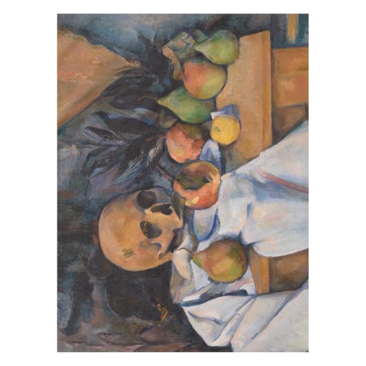 Paul Cezanne - Stilleven met schedel Tafelkleed (Voorkant)