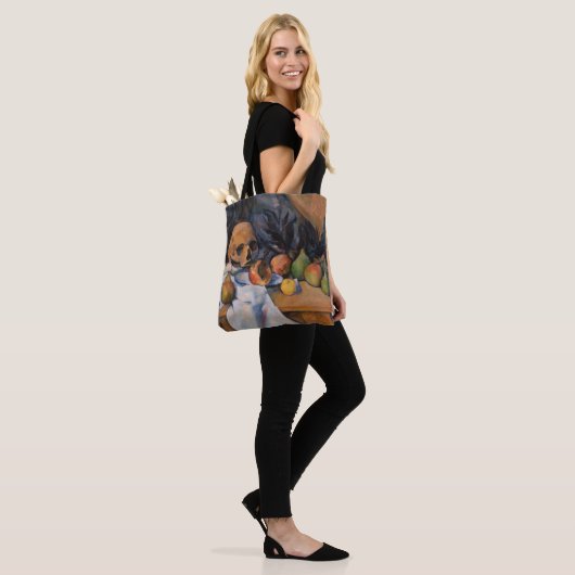 Paul Cezanne - Stilleven met schedel Tote Bag (Op model)