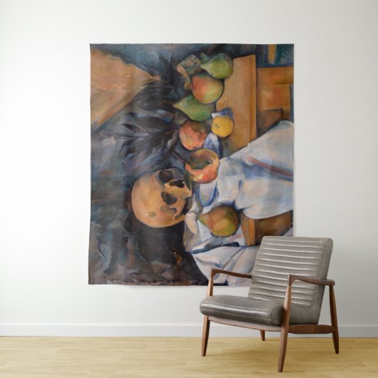 Paul Cezanne - Stilleven met schedel Wandkleed (In situ)