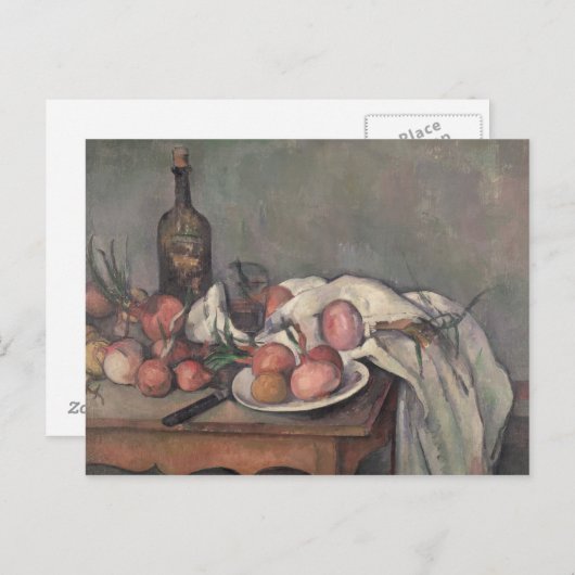 Paul Cezanne | Stilleven met uien, c.1895 Briefkaart (Voorkant / Achterkant)