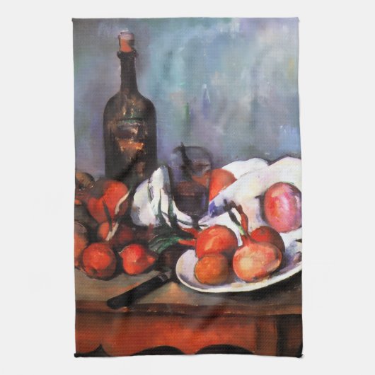 Paul Cézanne Stilleven Theedoek (Verticaal)