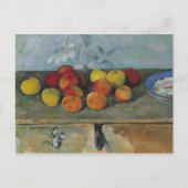 Paul Cezanne | Stilleven van appelen en koekjes, Briefkaart (Voorkant)
