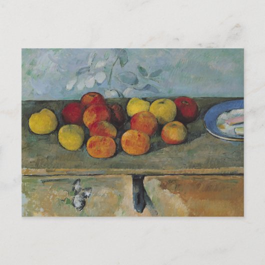 Paul Cezanne | Stilleven van appelen en koekjes, Briefkaart (Voorkant)