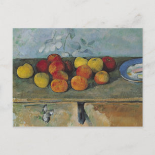 Paul Cezanne   Stilleven van appelen en koekjes, Briefkaart