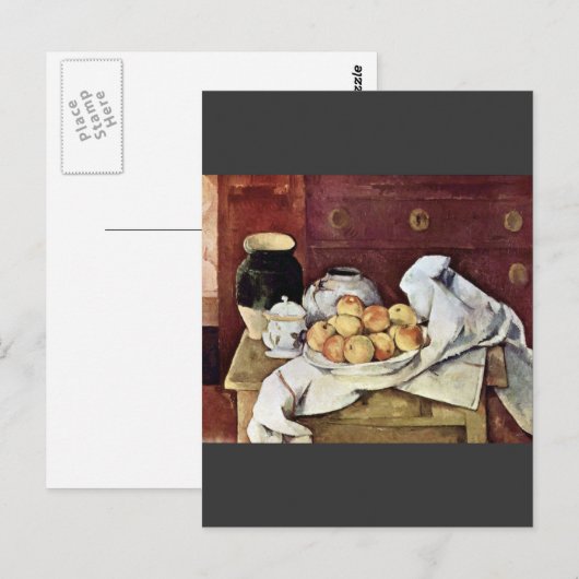 Paul Cezanne - stilstaand leven Briefkaart (Voorkant / Achterkant)