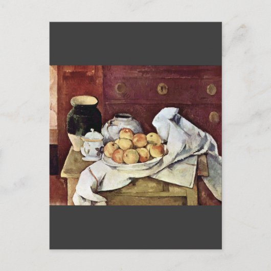 Paul Cezanne - stilstaand leven Briefkaart (Voorkant)