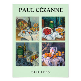 Paul Cezanne - Stilstaande stukken van Lifes Foto Afdruk