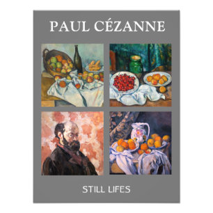 Paul Cezanne - Stilstaande stukken van Lifes Foto Afdruk