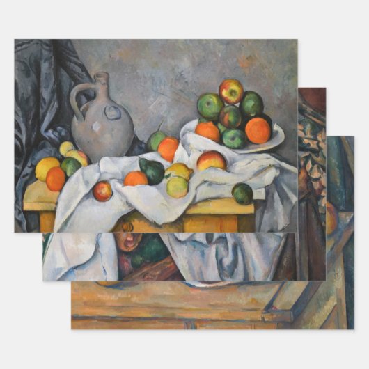 Paul Cezanne - Stilstaande stukken van Lifes Inpakpapier Vel (Set)
