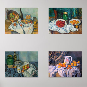 Paul Cezanne - Stilstaande stukken van Lifes Muurkunst Sets