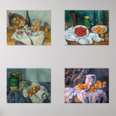 Paul Cezanne - Stilstaande stukken van Lifes Muurkunst Sets (Voorkant)