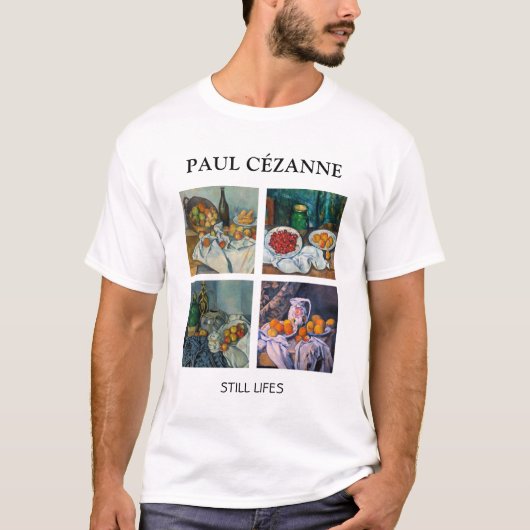 Paul Cezanne - Stilstaande stukken van Lifes T-shirt (Voorkant)