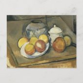 Paul Cezanne - Straw-Trimmed Vase, Sugar Bowl Briefkaart (Voorkant)