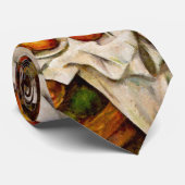 Paul Cézanne - Stropdas appelen en Sinaasappels (Opgerold)