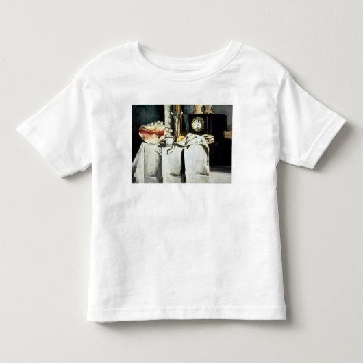 Paul Cezanne | The Black Marble Clock, c.1870 Kinder Shirts (Voorkant)