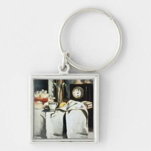 Paul Cezanne   The Black Marble Clock, c.1870 Sleutelhanger
