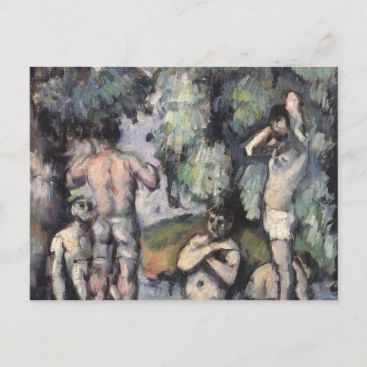 Paul Cezanne | The Five Bathers, c.1875-77 Briefkaart (Voorkant)