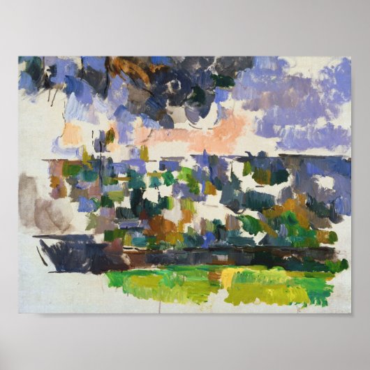 Paul Cezanne - The Garden at Les Lauves Poster (Voorkant)