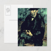 Paul Cezanne | The Gardener Vallier, c.1905 Briefkaart (Voorkant / Achterkant)