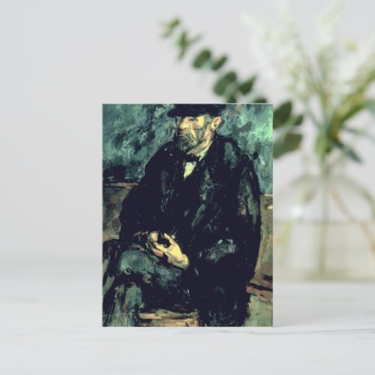 Paul Cezanne | The Gardener Vallier, c.1905 Briefkaart (Staand voorkant)