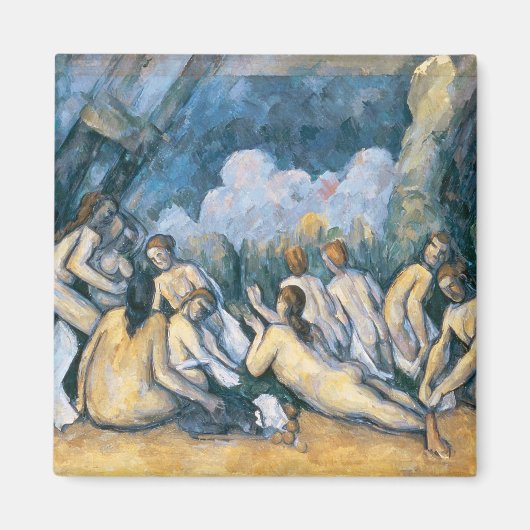 Paul Cezanne | The Large Bathers, c.1900-05 Magneet (Voorkant)