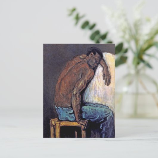 Paul Cezanne - The Negro Scipio Fine Art Painting Briefkaart (Staand voorkant)