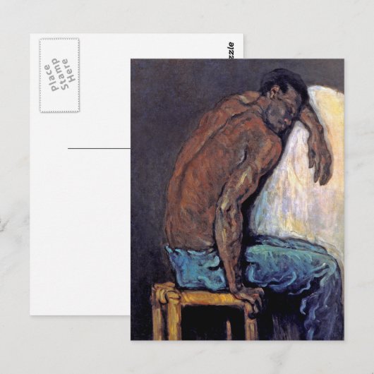 Paul Cezanne - The Negro Scipio Fine Art Painting Briefkaart (Voorkant / Achterkant)