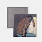 Paul Cezanne - The Negro Scipio Fine Art Painting Magneet (Voorkant / Achterkant)