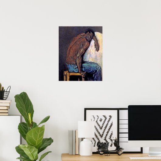 Paul Cezanne - The Negro Scipio Fine Art Painting Poster (Thuiskantoor)