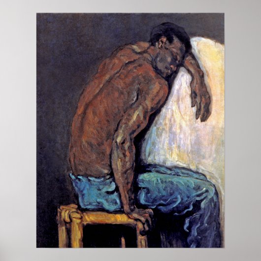 Paul Cezanne - The Negro Scipio Fine Art Painting Poster (Voorkant)