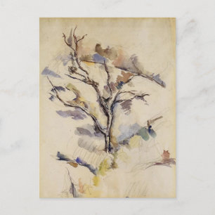Paul Cezanne- The Oak Briefkaart