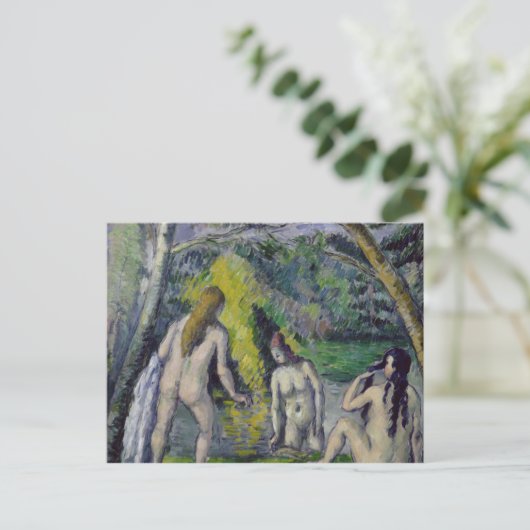 Paul Cezanne | The Three Bathers, c.1879-82 Briefkaart (Staand voorkant)