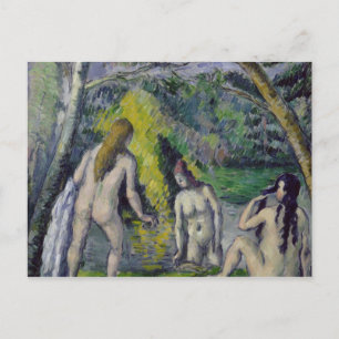 Paul Cezanne   The Three Bathers, c.1879-82 Briefkaart