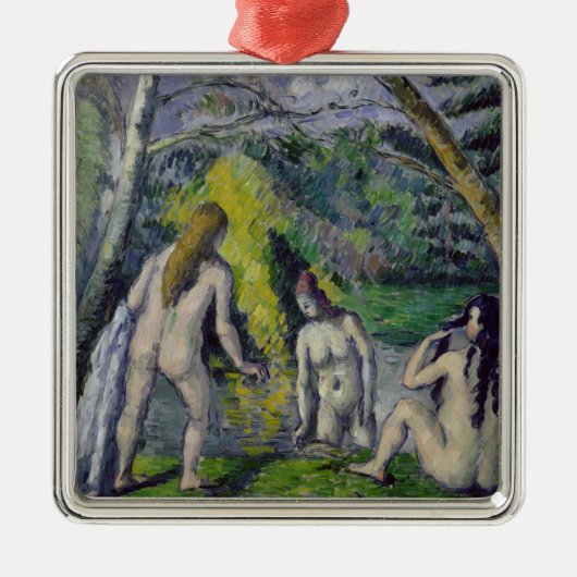 Paul Cezanne | The Three Bathers, c.1879-82 Metalen Ornament (Voorkant)