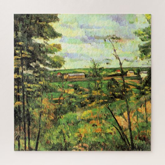 Paul Cezanne, The Valley of the Oise, Legpuzzel (Verticaal)